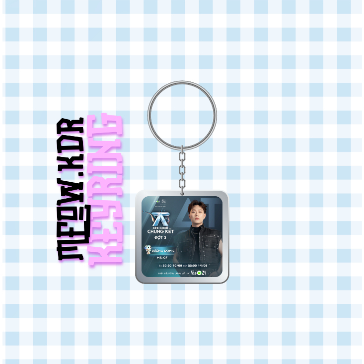 Móc khoá nhựa/Keyring chương trình Anh trai say Hi (Đọc mô tả để biết thêm thông tin)