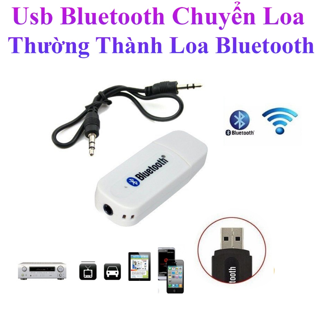 USB Bluetooth Biến Loa Thường Thành Loa Bluetooth | Shopee Việt Nam