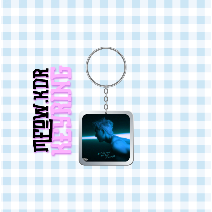 Móc khoá nhựa/Keyring ca sĩ Hiếu Thứ Hai/ HIEUTHUHAI(Đọc mô tả để biết thêm thông tin)