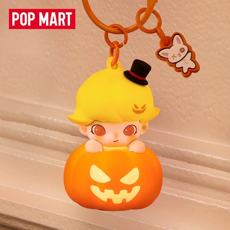 [HÀNG SẴN SHIP] CHÍNH HÃNG POPMART 100% Móc Khoá Phát Sáng Labubu Bí Ngô Dimoo Bí Ngô Molly Bí Ngô