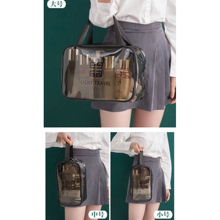 Set 3 Túi Đựng Mỹ Phẩm Trong Suốt, Túi Du Lịch Trong Suốt Chống Thấm 🌱🌱