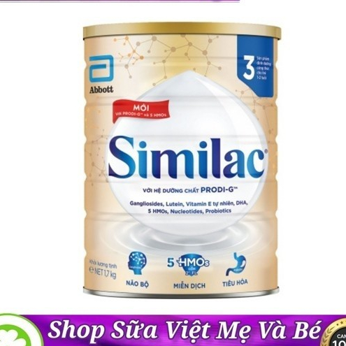 Abbot Similac IQ 3 (HMO) 1.7 KG (LON) - [Chính hãng]- [ Quét mã QR ...
