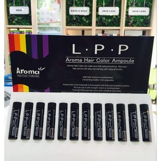 NHUỘM TÓC DẠNG ỐNG LPP 12 ỐNG/1 HỘP AROMA