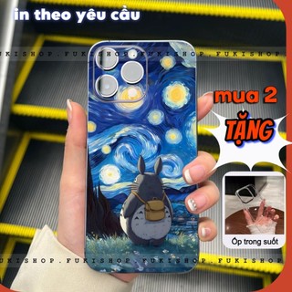 Miếng dán Skin Mặt Lưng Totoro MS03 FULL VIỀN Dành cho Các dòng ANDROID, 16 pro max 15 pro max 14 pro max 13 pro max