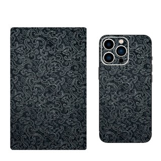 Miếng dán lưng da 3M vân rắn họa tiết hoa văn cho iPhone 12 - 17promax