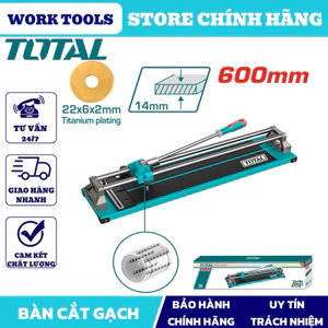 < HỎA TỐC 24H > TOTAL Bàn cắt gạch đẩy tay 600MM THT576002 - mã cũ THT576004