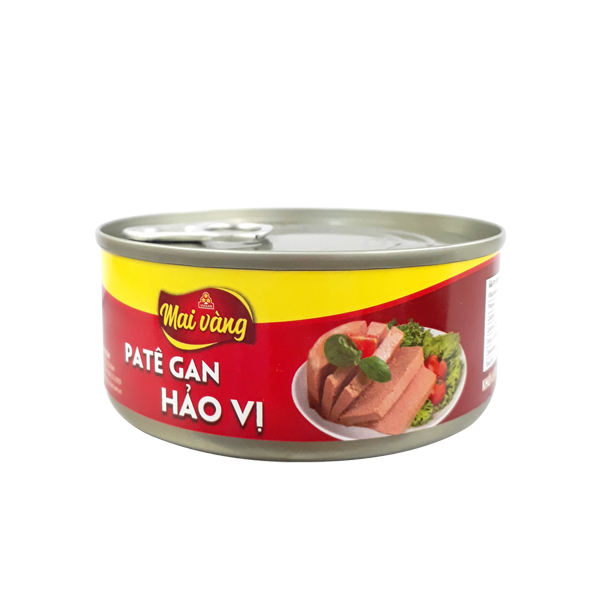 Pate gan Vissan hộp 150g hảo vị Mai Vàng và 3 Bông Mai