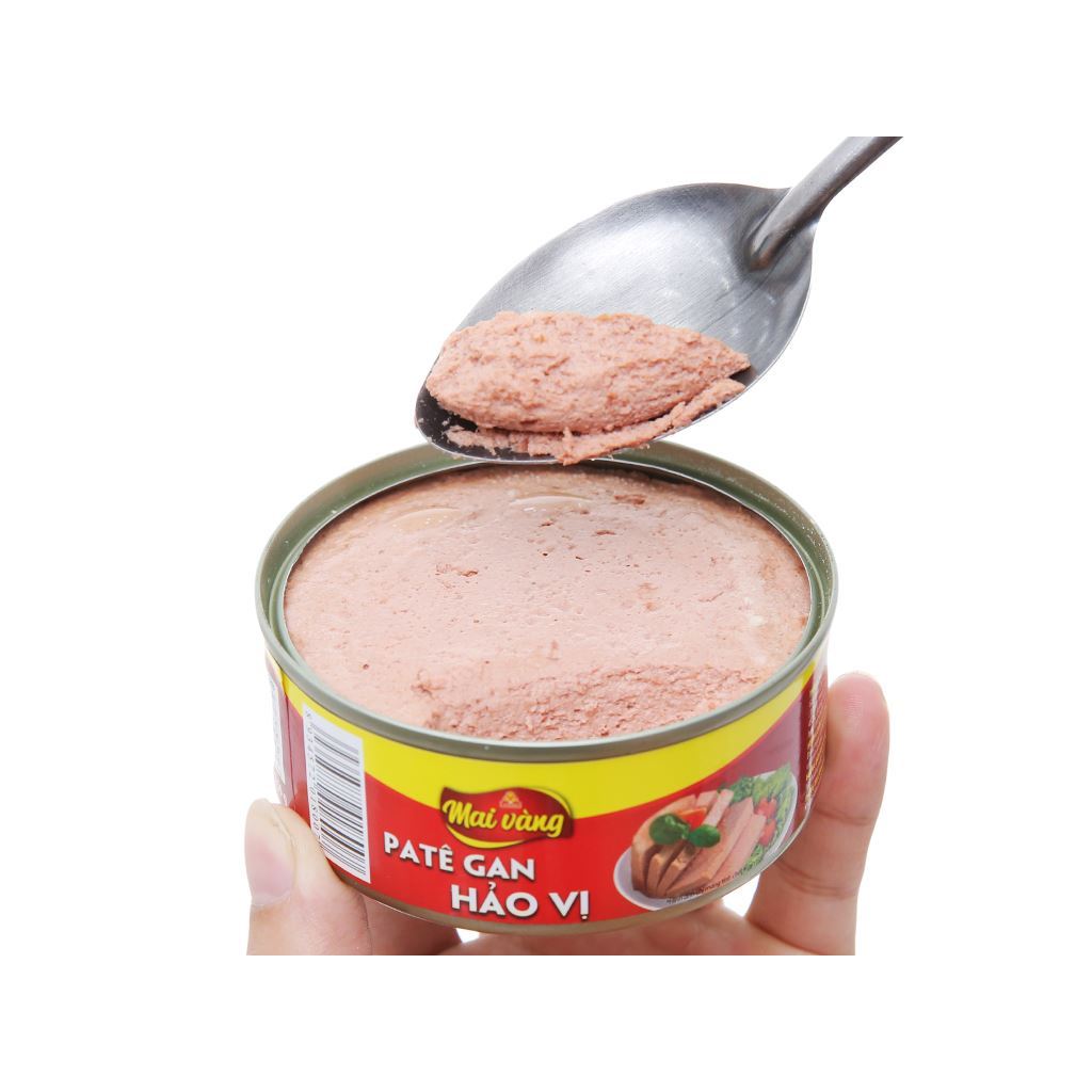 Pate gan Vissan hộp 150g hảo vị Mai Vàng và 3 Bông Mai