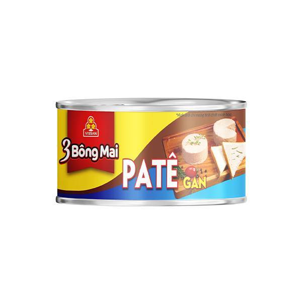 Pate gan Vissan hộp 150g hảo vị Mai Vàng và 3 Bông Mai