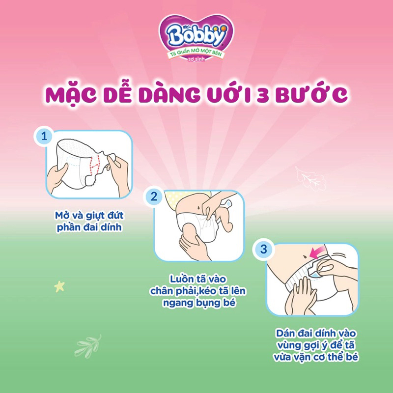 [MỚI] Tã/bỉm quần Mở Một Bên Bobby Đầu Tiên Trên Thế Giới