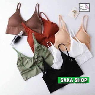 Áo bra nữ không gọng có mút nhẹ nhiều màu