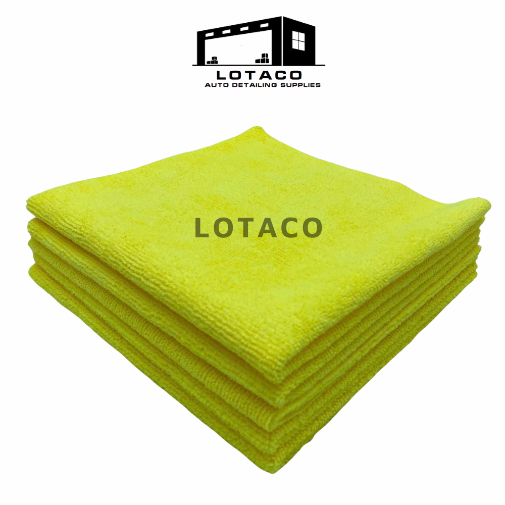 COMBO 10 Khăn microfiber đa năng detailing EDGELESS 300 Lotaco - lau Ceramic, si đánh bóng, nội thất | BigBuy360 - bigbuy360.vn