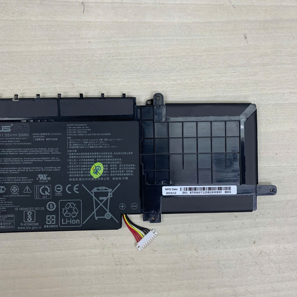 Pin Asus UX333 C31N1815 Asus Zenbook UX333 UX333F UX333FN UX333FA UX333FN, C31N1815 New 100%