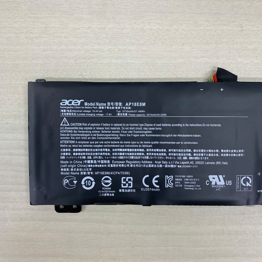Pin Laptop Acer Nitro 5 AP18E7M AN515-52 AN515-54 AN515-55 AN515-56 AN515-57 Nitro 7 AN715-516Thangs