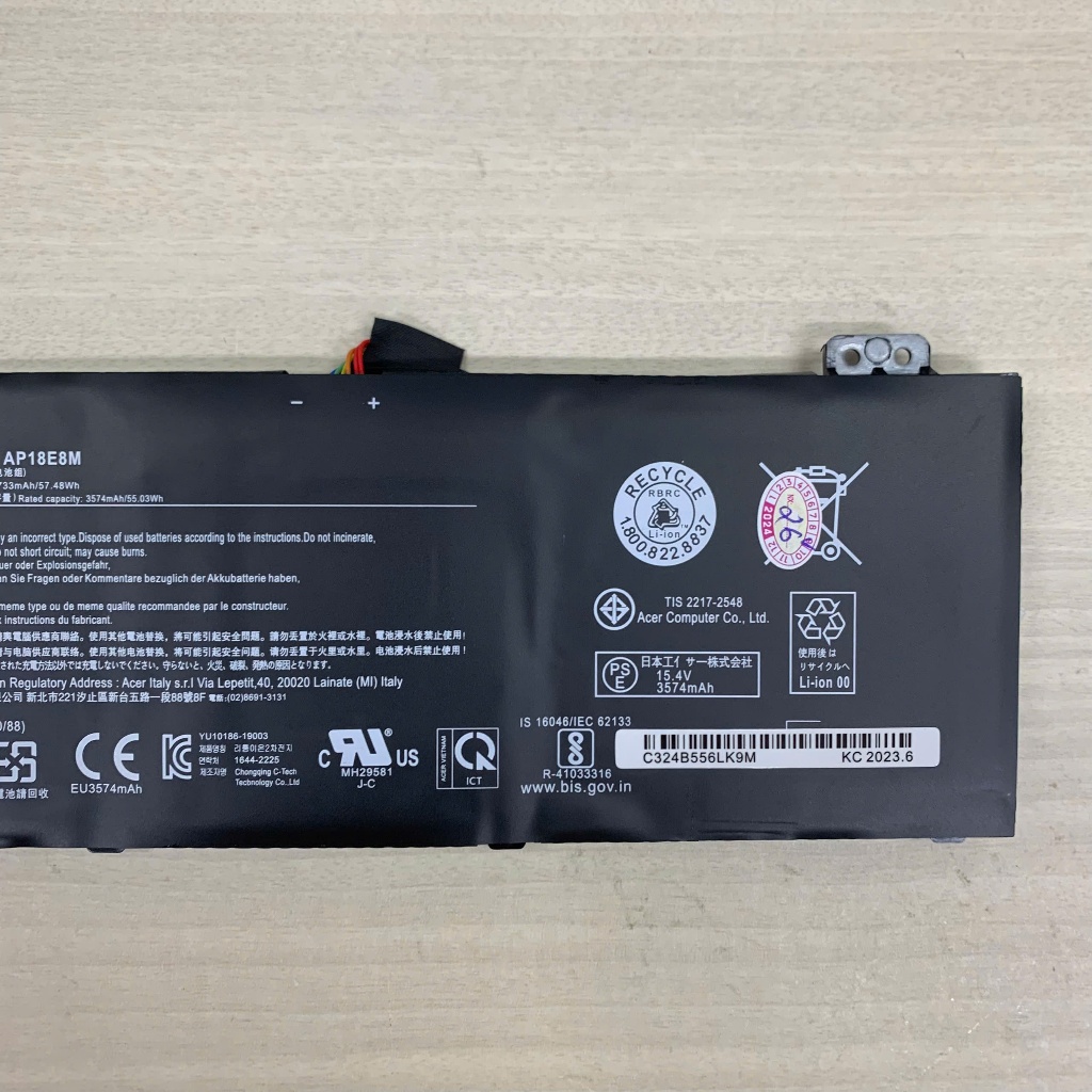 Pin Laptop Acer Nitro 5 AP18E7M AN515-52 AN515-54 AN515-55 AN515-56 AN515-57 Nitro 7 AN715-516Thangs