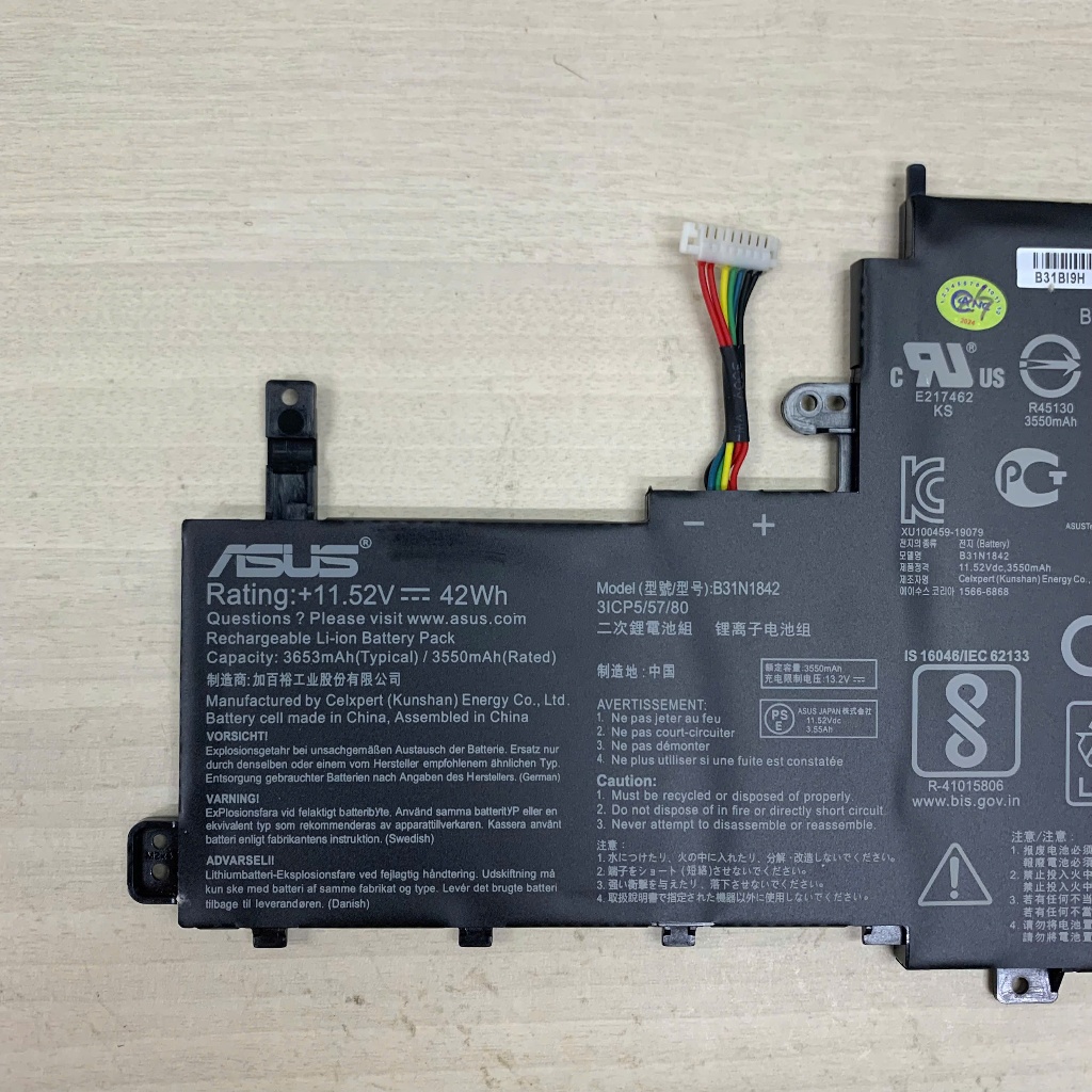 Pin Asus S531 B31N1842 Asus VivoBook S15 S513 S531 D513 F513 M513 K513 K531 X513 X53, B31N1842