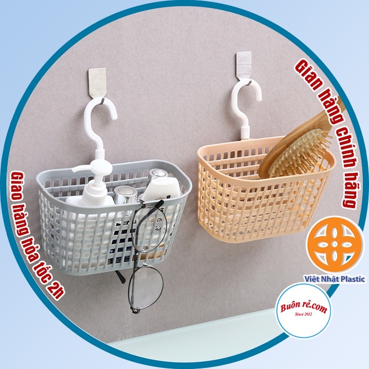 Rổ treo bồn rửa chén, nhà tắm có móc Việt Nhật (3241) - Rổ nhựa có móc ...