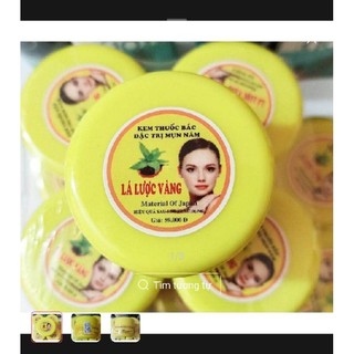 Kem Face Mặt Lá Lược Vàng Hủ Trần Vàng 6g Và Hủ Kiếng 15g 3 loại lựa chọn