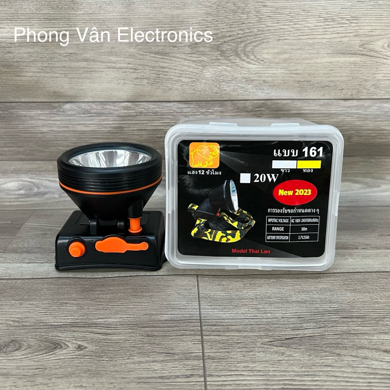 Đèn Pin Đội Đầu Thái Lan chính hãng siêu sáng, bao chống nước, đảm bảo cầm điện trên 12 tiếng