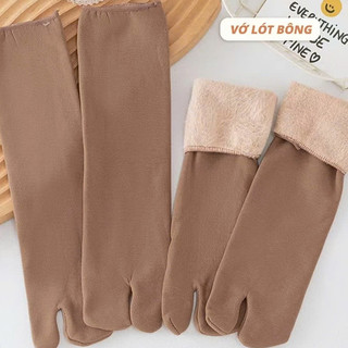 Combo 10 đôi vớ gót lót lông (vớ ủ kem)