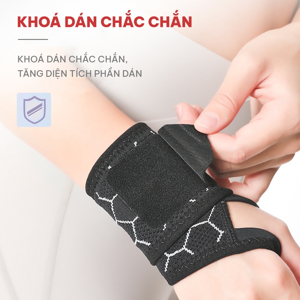 Băng quấn cổ tay chơi thể thao, thoáng khí, bảo vệ cổ tay chính hãng GoodFit GF311W