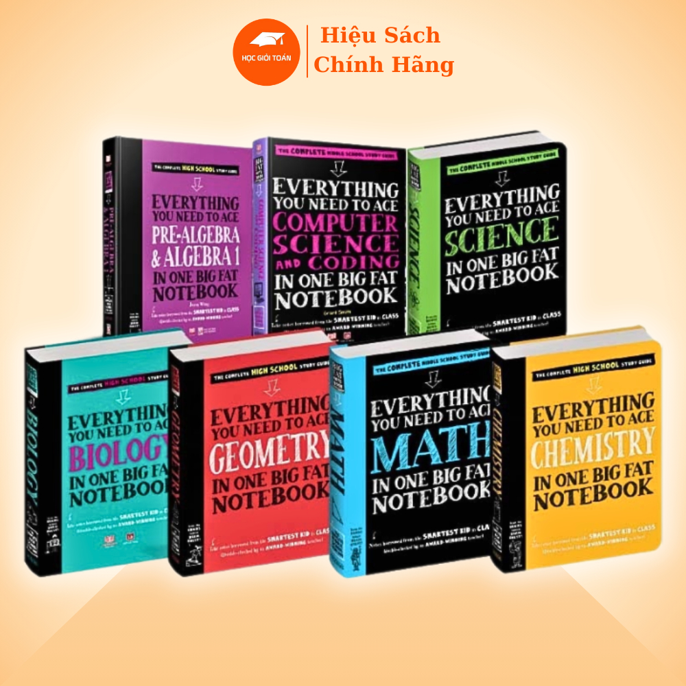 Ảnh Combo Sách : Big Fat Notebook Everything You Need To Ace ( Bộ 7 cuốn sổ tay học tập tiếng anh ) 1