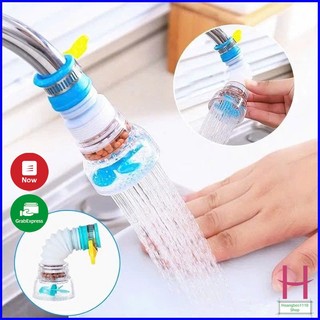 Đầu Vòi Chống Bắn Nước Có Bộ Lọc Xoay 360 Độ Kéo Giãn Tối Đa 12cm,Đầu Vòi Nước Gắn Bồn Rửa,Vòi Nước Tiện Lợi { H }