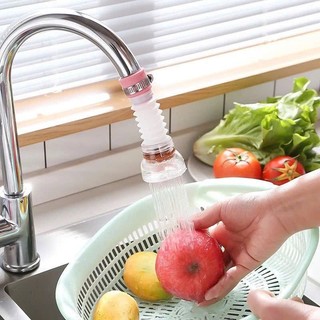 Đầu Vòi Chống Bắn Nước Có Bộ Lọc Xoay 360 Độ Kéo Giãn Tối Đa 12cm,Đầu Vòi Nước Gắn Bồn Rửa,Vòi Nước Tiện Lợi { H }