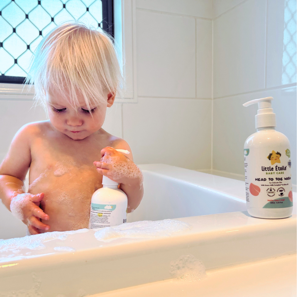 Sữa tắm gội Little Étoile Úc làm sạch dịu nhẹ-an toàn