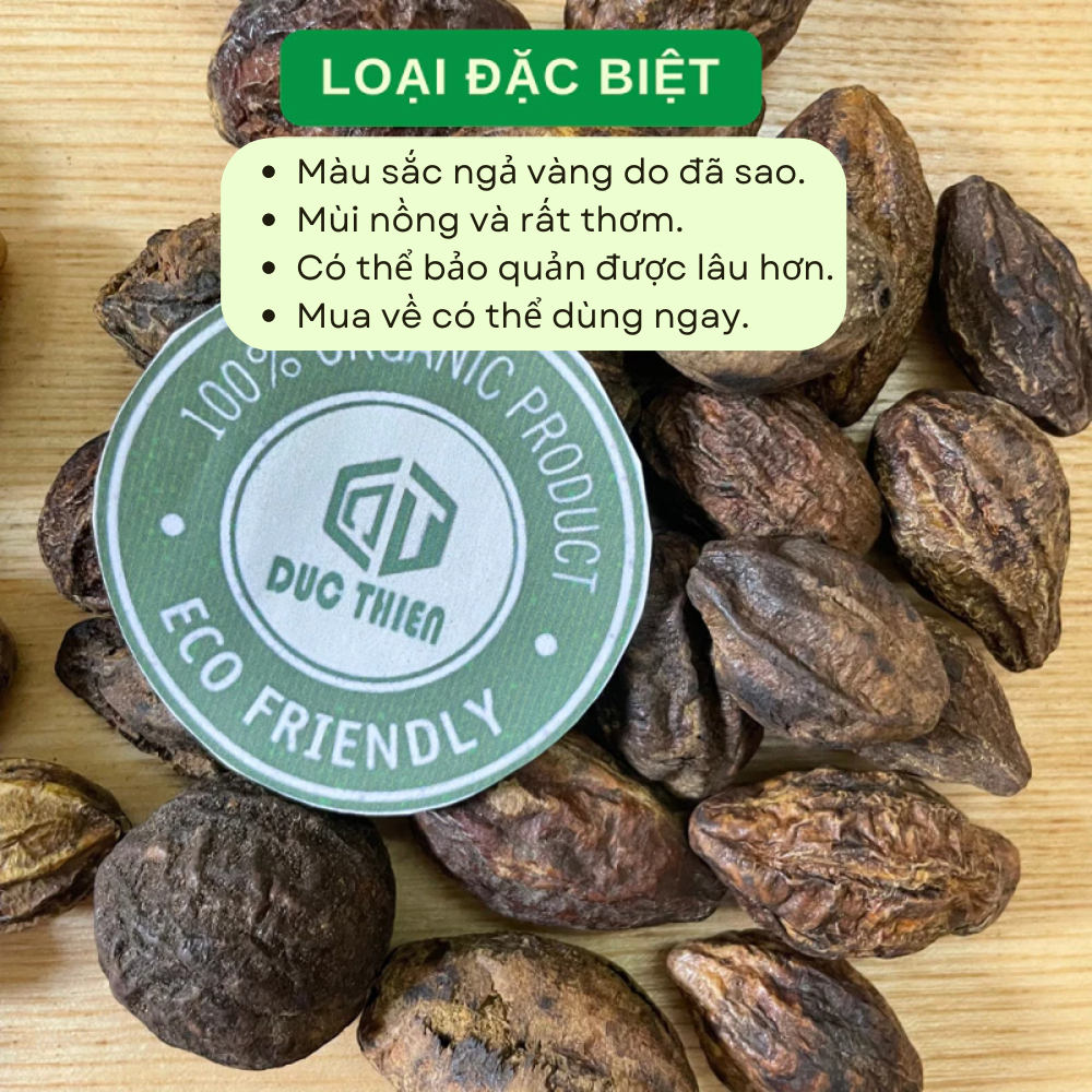 Quả Kha Tử Loai 1 Đức Thiện (Khô, Sạch, Thơm) - Hỗ Trợ Giảm Ho, Đau Họng, Khàn Tiếng, Ho khan Khô