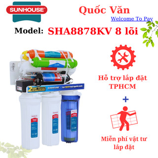 Máy lọc nước RO Sunhouse SHA8878KV 8 lõi