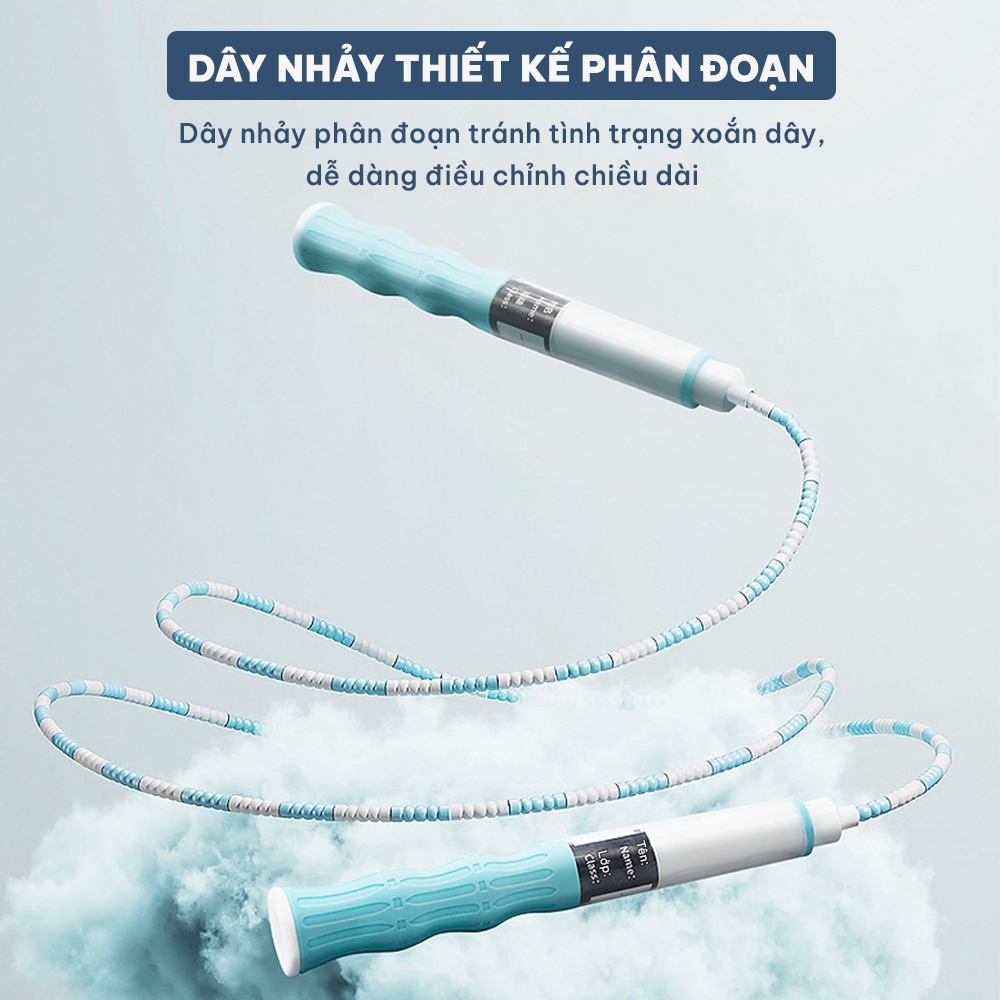 Dây nhảy thể dục, độ dài tùy chỉnh phù hợp người mới chơi, trẻ em chính hãng GoodFit GF905JR