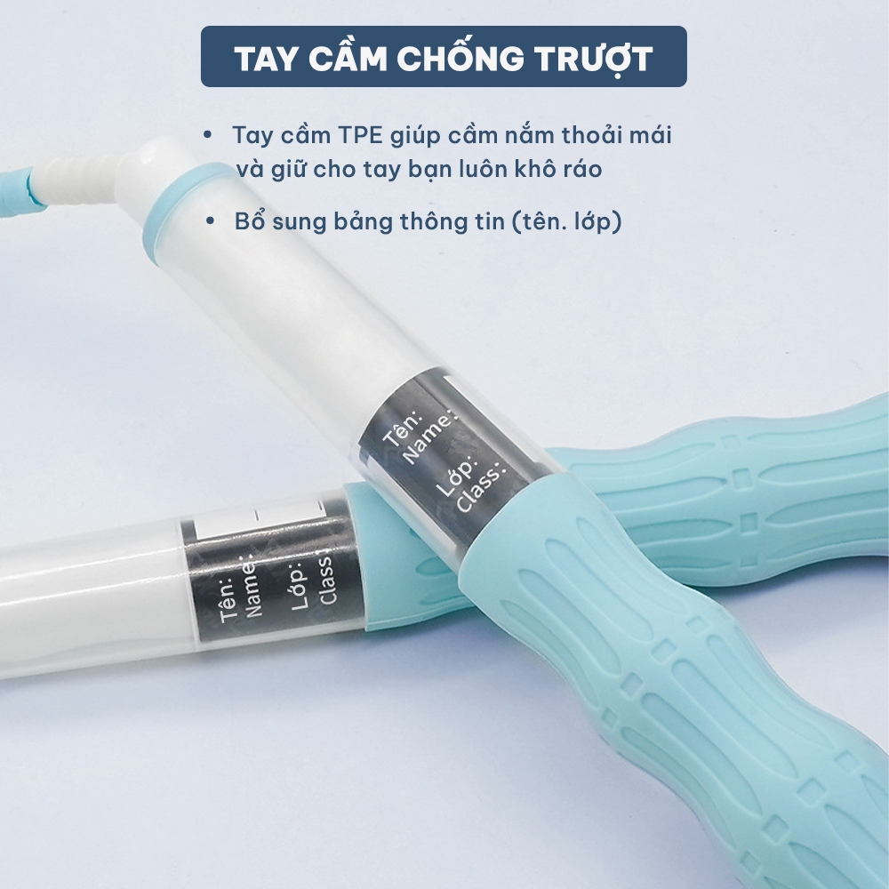 Dây nhảy thể dục, độ dài tùy chỉnh phù hợp người mới chơi, trẻ em chính hãng GoodFit GF905JR