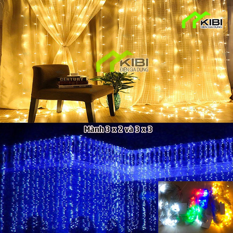 Đèn nháy trang trí ngoài trời, đèn led trang trí thả mành | Shopee Việt Nam