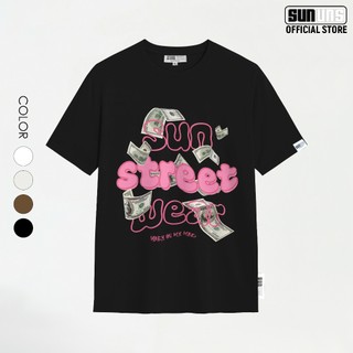 Áo Phông Local Brand Nam Nữ Unisex SUN Cổ Tròn Tay Ngắn Oversize 100% Cotton Áo Thun Nam Nữ Mã SUN39
