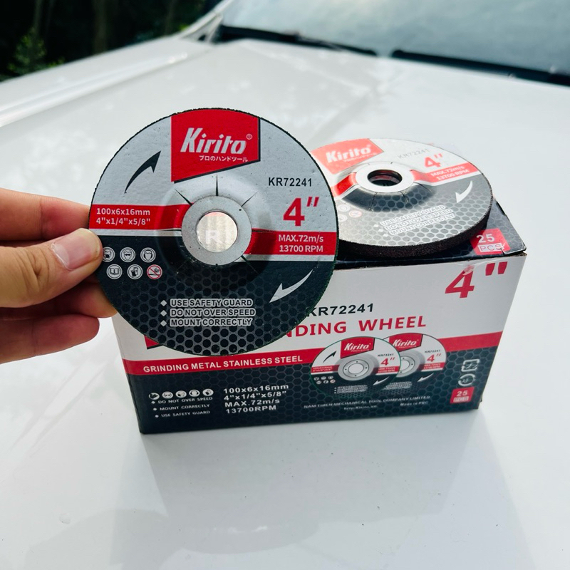 Combo 5 Đĩa Đá Mài Kim Loại 100mm Kirito Nhật Bản - Cắt Mài Nhanh, Bền Bỉ