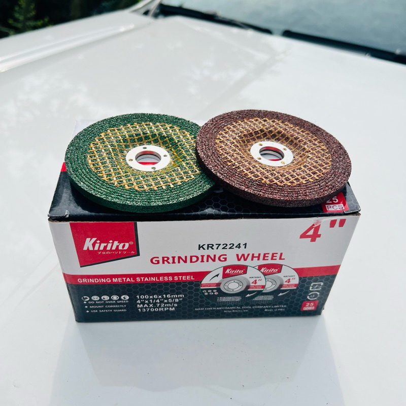 Combo 5 Đĩa Đá Mài Kim Loại 100mm Kirito Nhật Bản - Cắt Mài Nhanh, Bền Bỉ