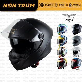 Mũ bảo hiểm fullface Royce Xh04 có 2 kính đi xe máy phượt chính hãng