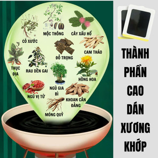 [Đau nhức xương khớp] Cao dán thảo dược gia truyền Fengcha chuyên tr:ị thoái hóa cột sống, cổ vai gáy, thoát vị, tê bì