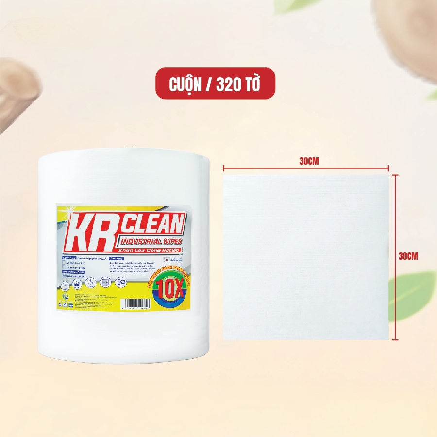 Khăn giấy thấm thực phẩm KRCLEAN thấm hút nước cực nhanh, không xù lông | BigBuy360 - bigbuy360.vn