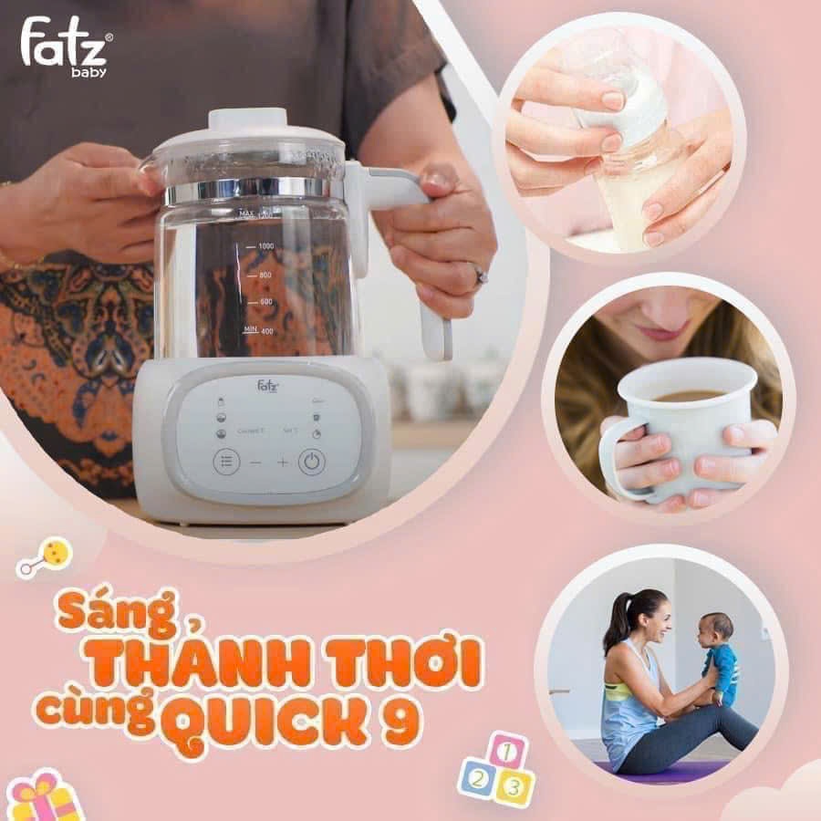 Fatz Baby - Máy đun và hâm nước pha sữa điện tử Fatz baby Quick 9 - 1,2L - Công suất 800W