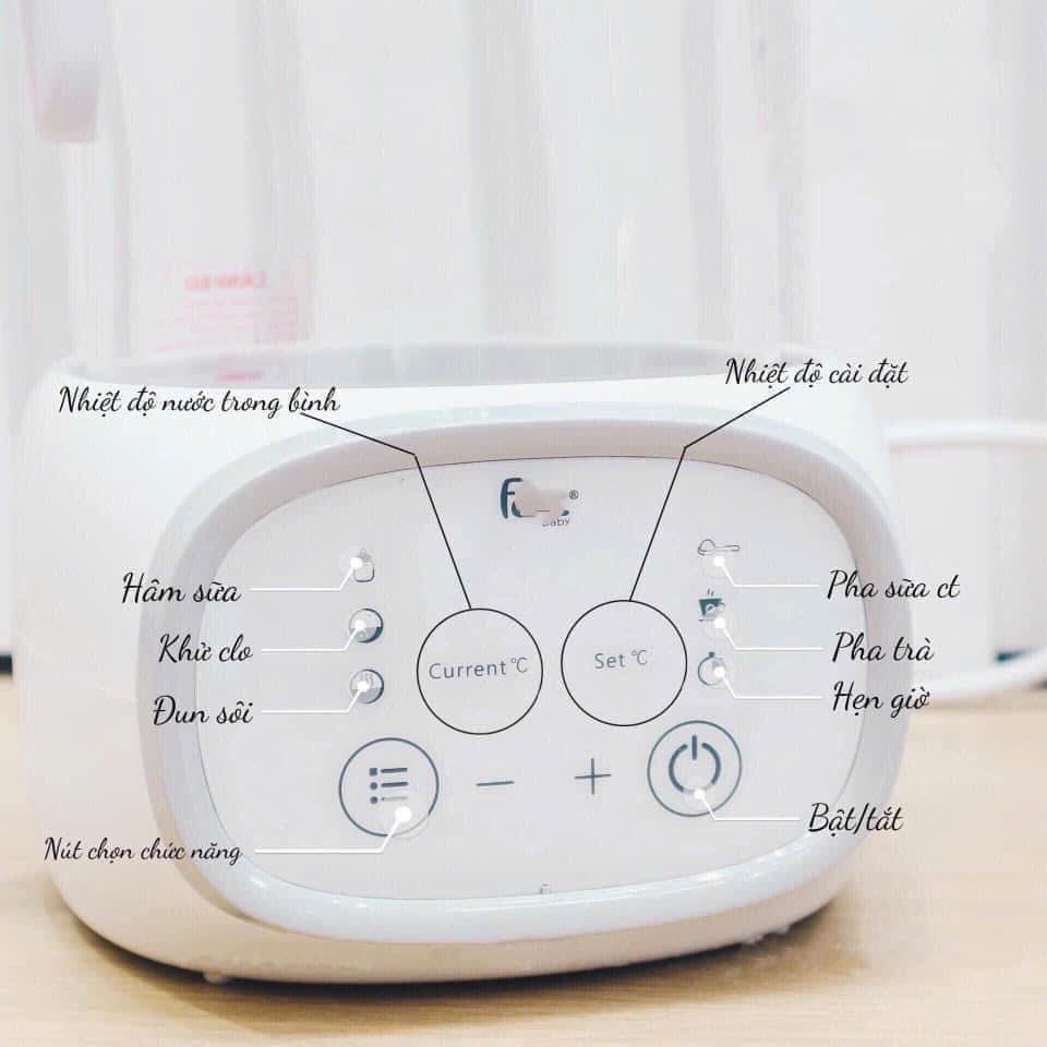 Fatz Baby - Máy đun và hâm nước pha sữa điện tử Fatz baby Quick 9 - 1,2L - Công suất 800W