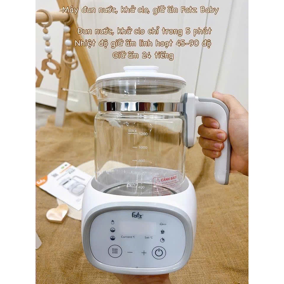 Fatz Baby - Máy đun và hâm nước pha sữa điện tử Fatz baby Quick 9 - 1,2L - Công suất 800W