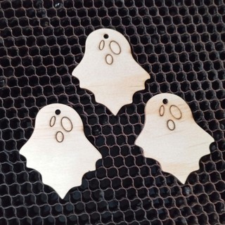 Combo 100 Hình Gỗ Quả Bi Ngô Halloween - Cánh Dơi Halloween - Con Mamen Halloween - Gửi Lộn Xộn