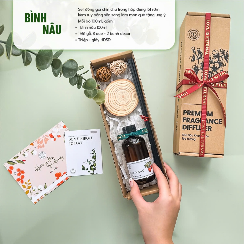 Ảnh Tinh Dầu Thơm Phòng Khuếch Tán Cắm Que HENY GARDEN Mùi Hương Thư Giãn 3
