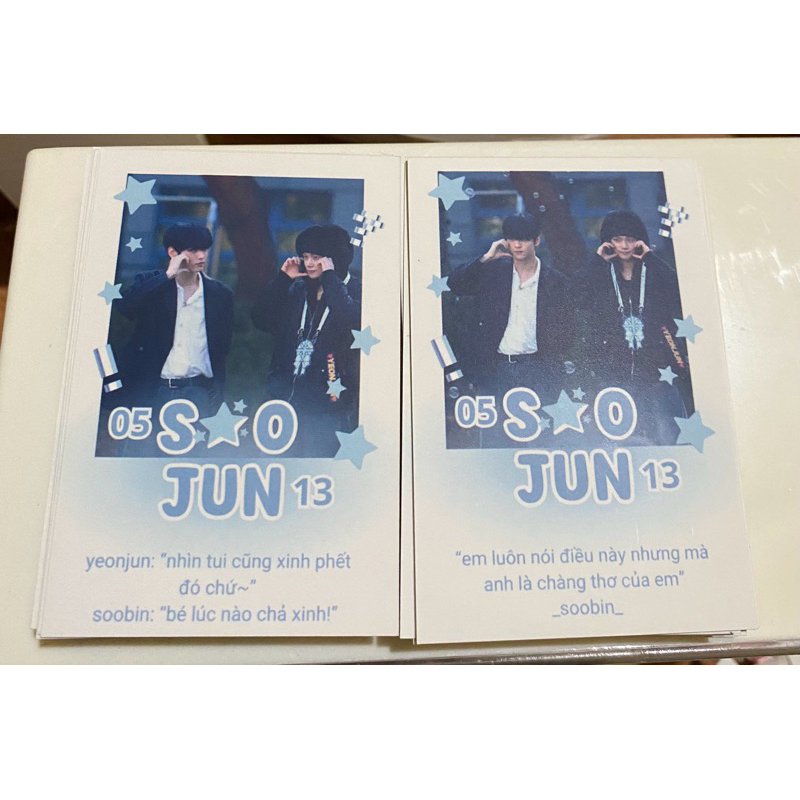 CARD DES SOOJUN (1set 10c/ ver) | Shopee Việt Nam