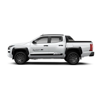 Tem 2 bên Sườn Xe Ô TÔ Mitsubishi TRITON,Team Decal Oto ,Tặng kèm tem chữ kí XP