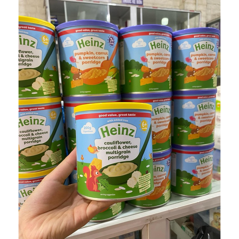 Bột Ăn Dặm Heinz 200G - Ăn Dặm Vị Mặn Cho Bé Từ 6 Tháng Tuổi Hàng Xuất Xứ UK TiBongStore