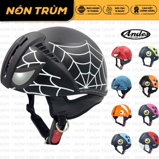 Mũ bảo hiểm trẻ em Andes 181S có kính âm - Tháo lót dễ dàng