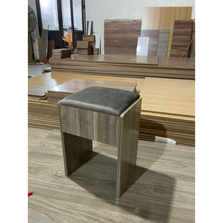 ghế,đôn bàn trang điểm gỗ mdf mặt đệm nhiều màu-đóng sẵn( ko cần lắp ráp )